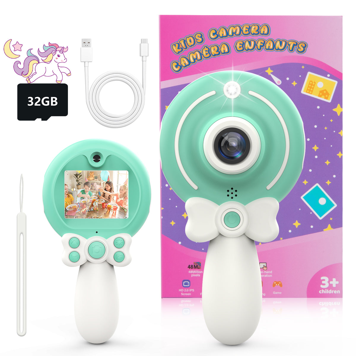 Kids Camera Toys for 3-8 Year Old Girls Boys,Children Digital Video Camcorder Camera