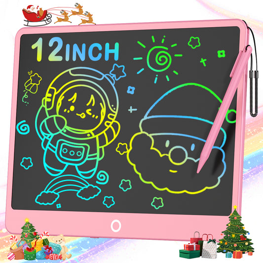 Xueyu 12 Inch LCD Writing Tablet for Toddlers, Learning Toy, Reusable Drawing Pad