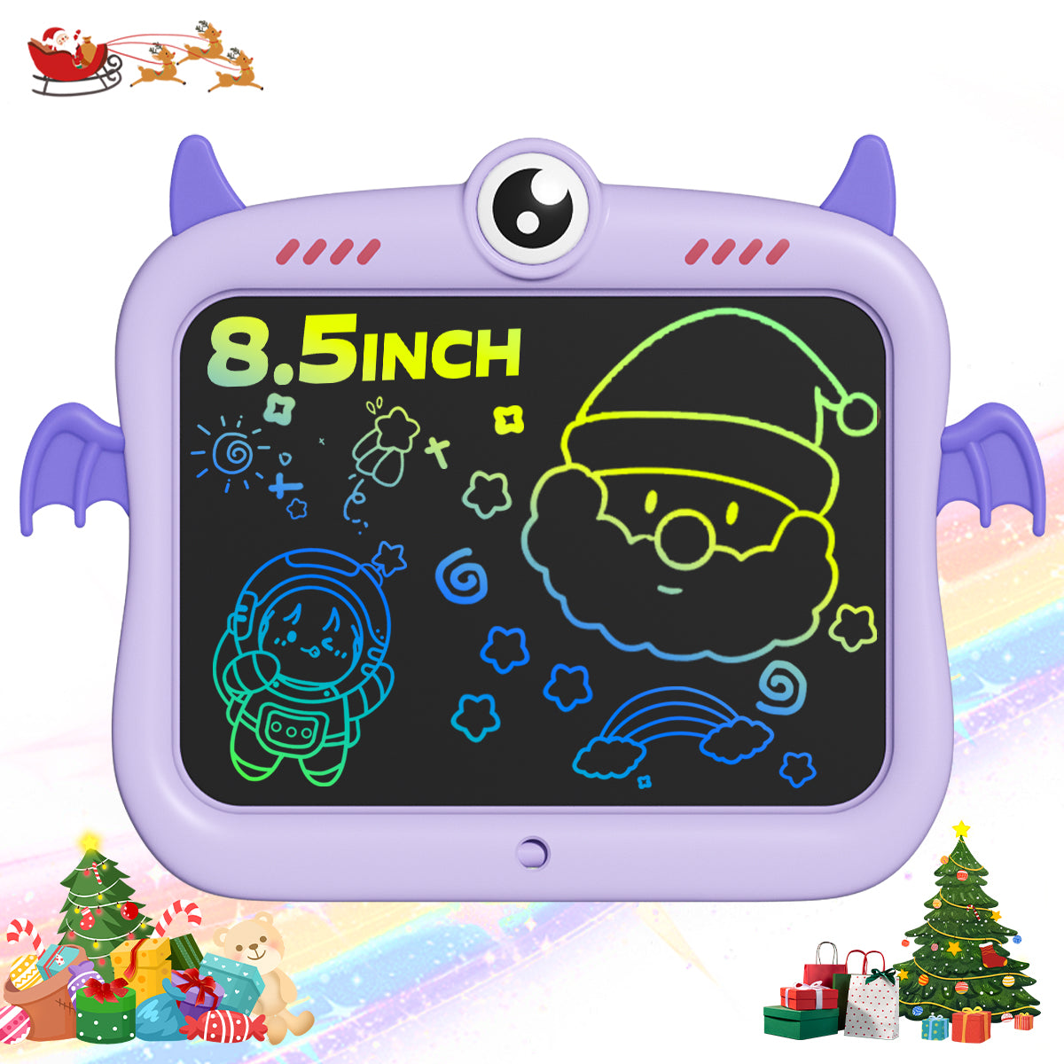 LCD Writing Tablet, Doodle Boards for Kids, Colorful Toddler Doodle Board Drawing Tablet, Erasable Reusable Drawing Pads, Educational and Learning Toys for Kids