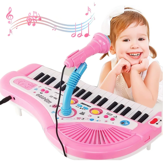 Xueyu 37 Keys Piano Keyboard, Electronic Digital Piano with Speaker Microphone, Portable Keyboard Gift Teaching for Beginners, Electric Piano for Kids, Birthday Gift for Children