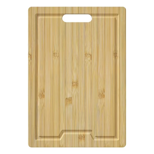 Large Wood Cutting Board, 15.75" Bamboo Cutting Boards for Kitchen with Juice Groove and Handles, Cutting Boards for Kitchen