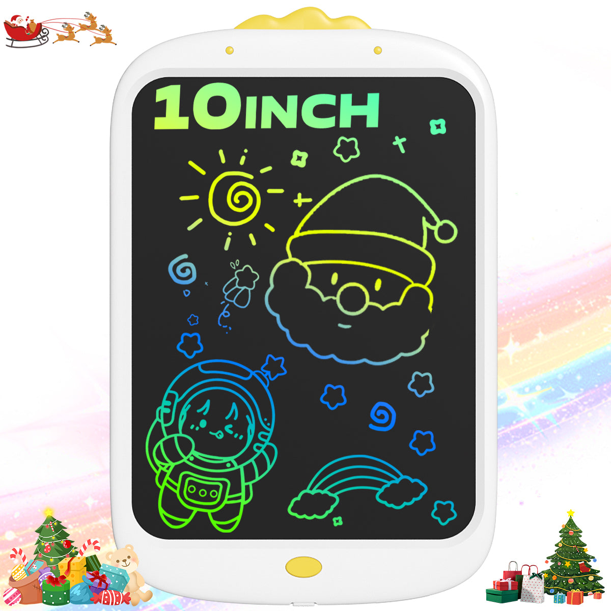 LCD Writing Tablet, Doodle Boards for Kids, Colorful Toddler Doodle Board Drawing Tablet, Erasable Reusable Drawing Pads, Educational and Learning Toys for Kids