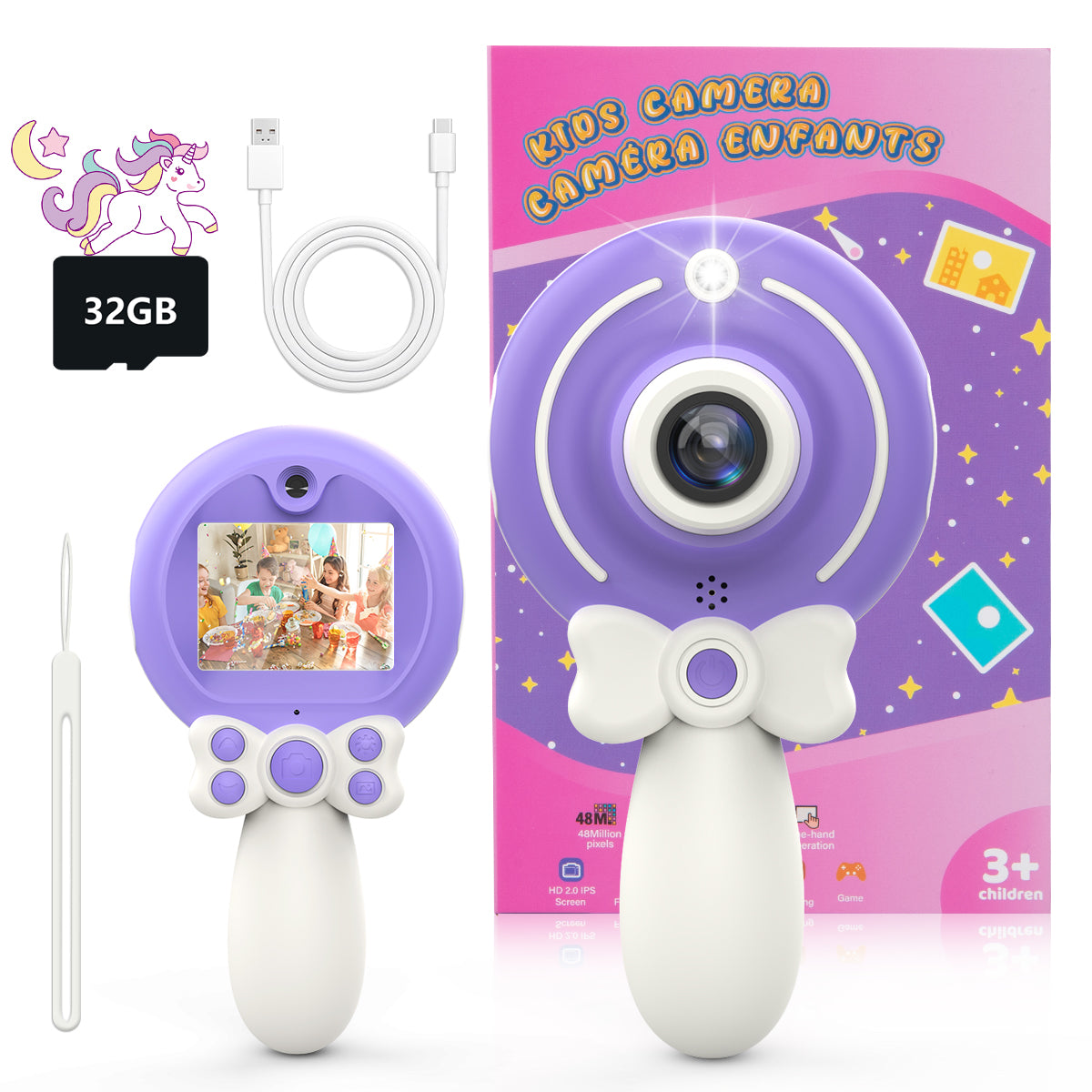 Kids Camera Toys for 3-8 Year Old Girls Boys,Children Digital Video Camcorder Camera