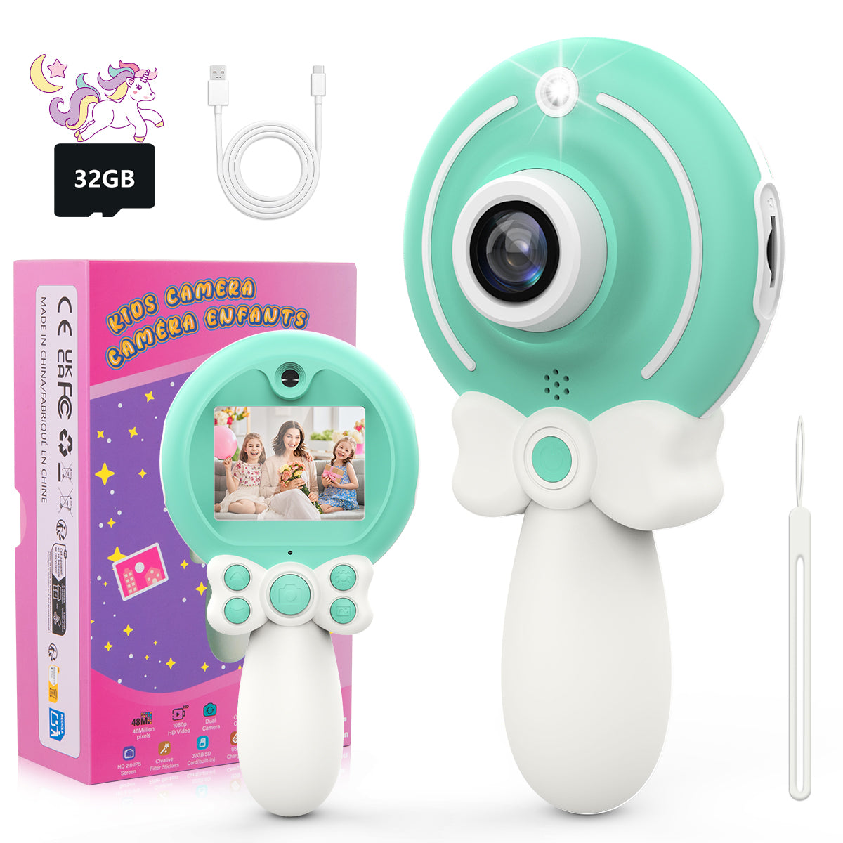 Kids Camera Toys for 3-8 Year Old Girls Boys,Children Digital Video Camcorder Camera
