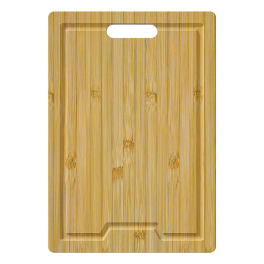 Large Wood Cutting Board, 15.75" Bamboo Cutting Boards for Kitchen with Juice Groove and Handles, Cutting Boards for Kitchen