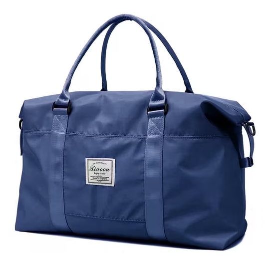 Duffle Bags Travel Duffel Bags Carry On Bag 40L Weekender Luggage Tote Equipment Bag with Wet Pocket, Foldable Water-Resistant Gym Travel Bag for Men Women, Dark Blue